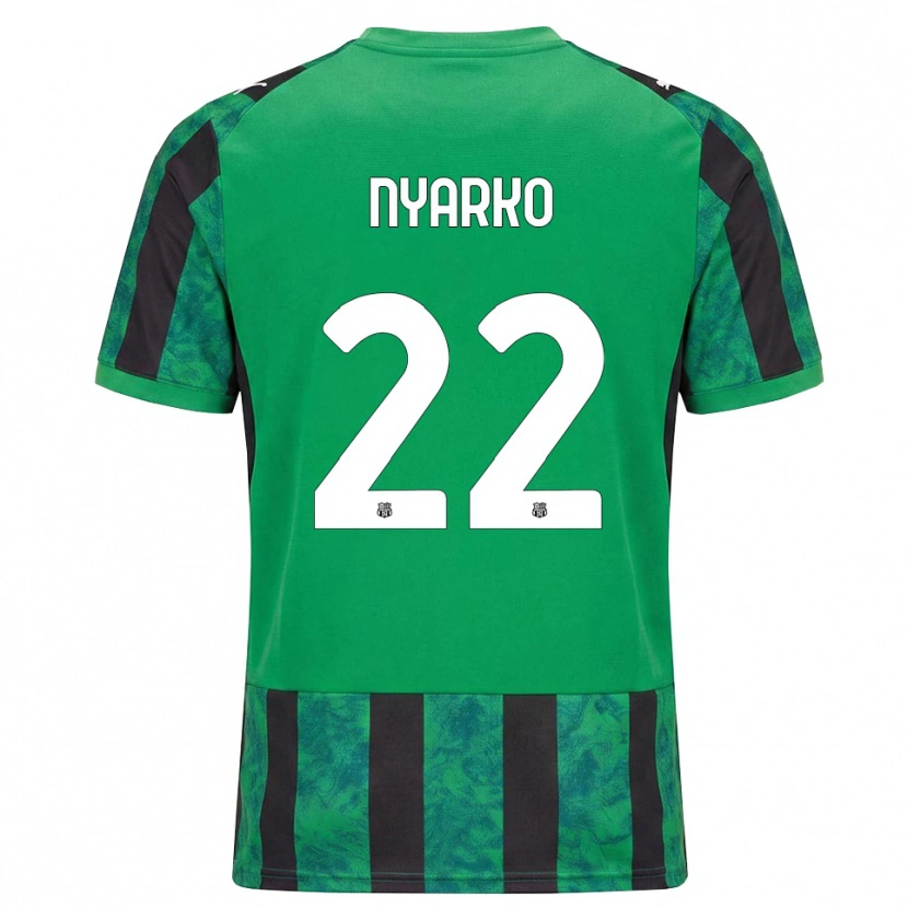 Danxen Men Lorenzo Nyarko #22 Green Black White Home Jersey 2026/27 T-Shirt