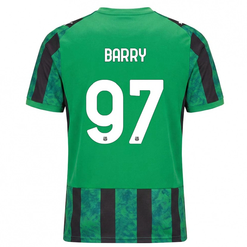 Danxen Men Omar Barry #97 Green Black White Home Jersey 2026/27 T-Shirt