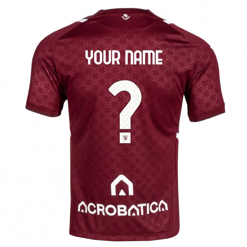 Danxen Men Your Name #0 Burgundy White Home Jersey 2026/27 T-Shirt