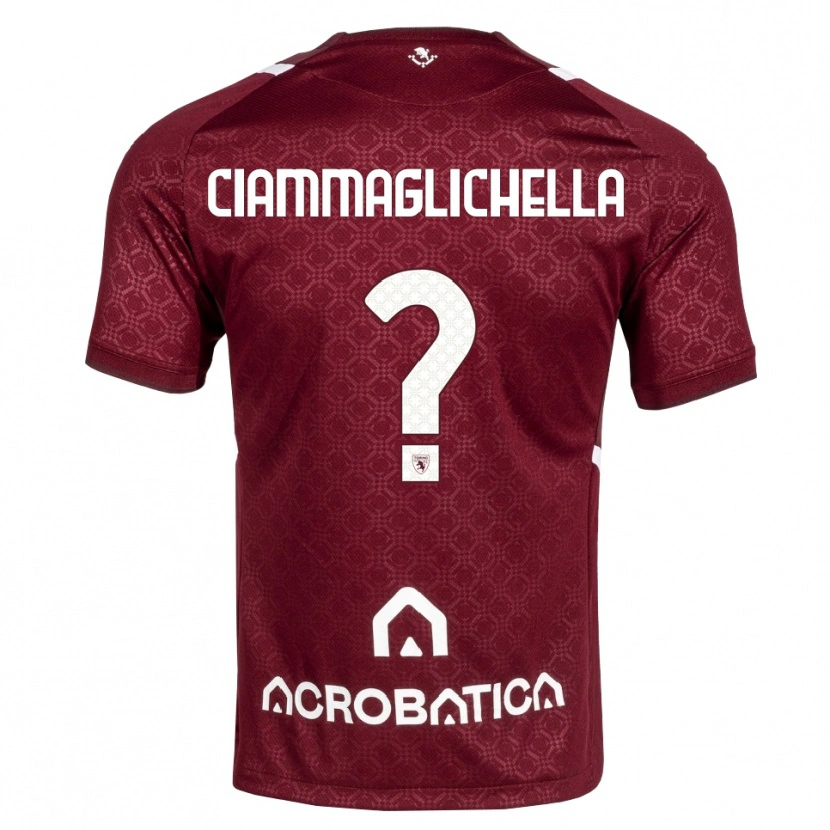 Danxen Men Aaron Ciammaglichella #0 Burgundy White Home Jersey 2026/27 T-Shirt