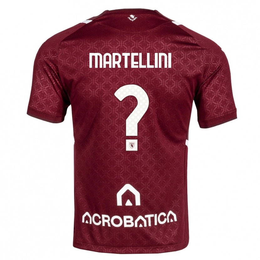 Danxen Men Riccardo Martellini #0 Burgundy White Home Jersey 2026/27 T-Shirt