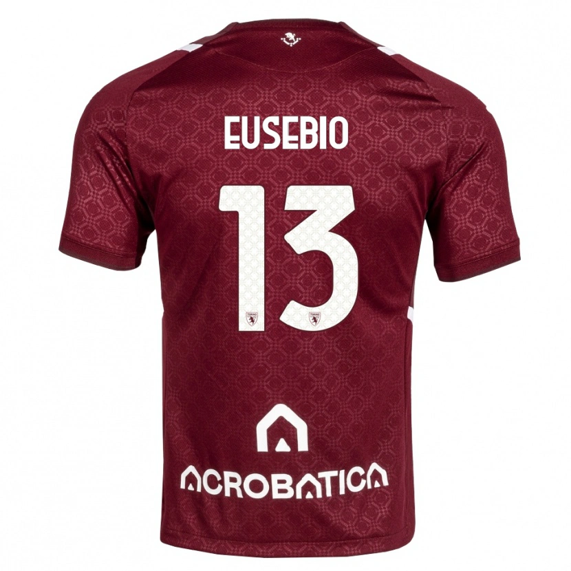 Danxen Men Chiara Eusebio #13 Burgundy White Home Jersey 2026/27 T-Shirt