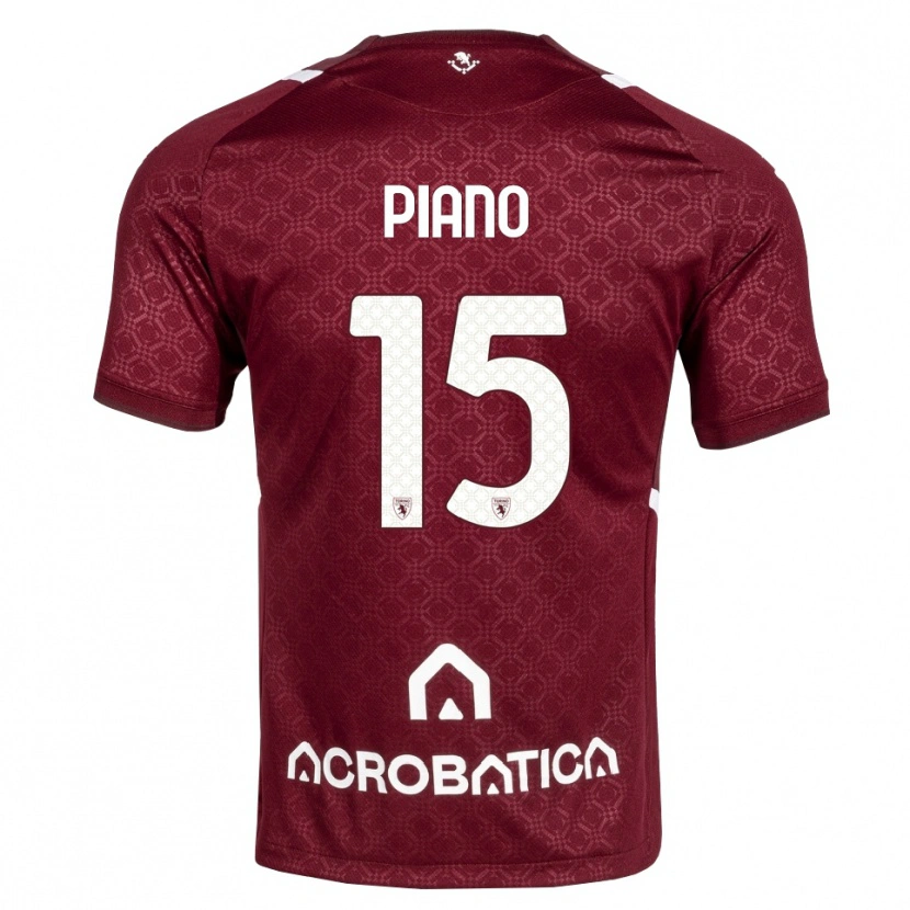 Danxen Men Enrico Piano #15 Burgundy White Home Jersey 2026/27 T-Shirt