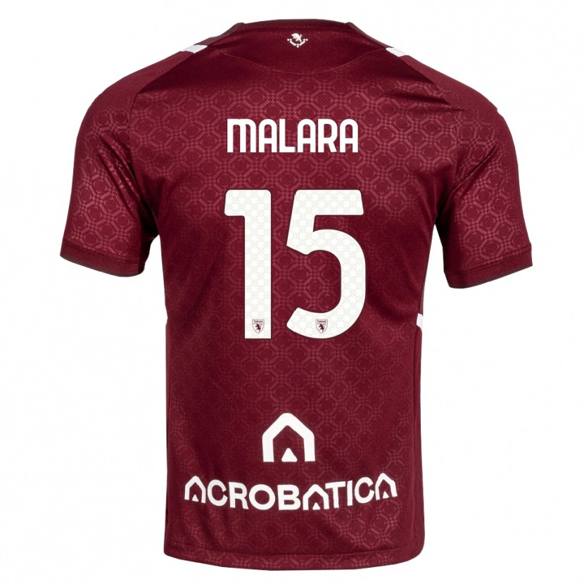 Danxen Men Sara Malara #15 Burgundy White Home Jersey 2026/27 T-Shirt
