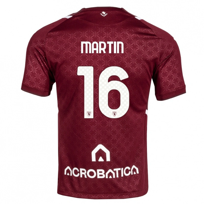 Danxen Men Francesca Martin #16 Burgundy White Home Jersey 2026/27 T-Shirt