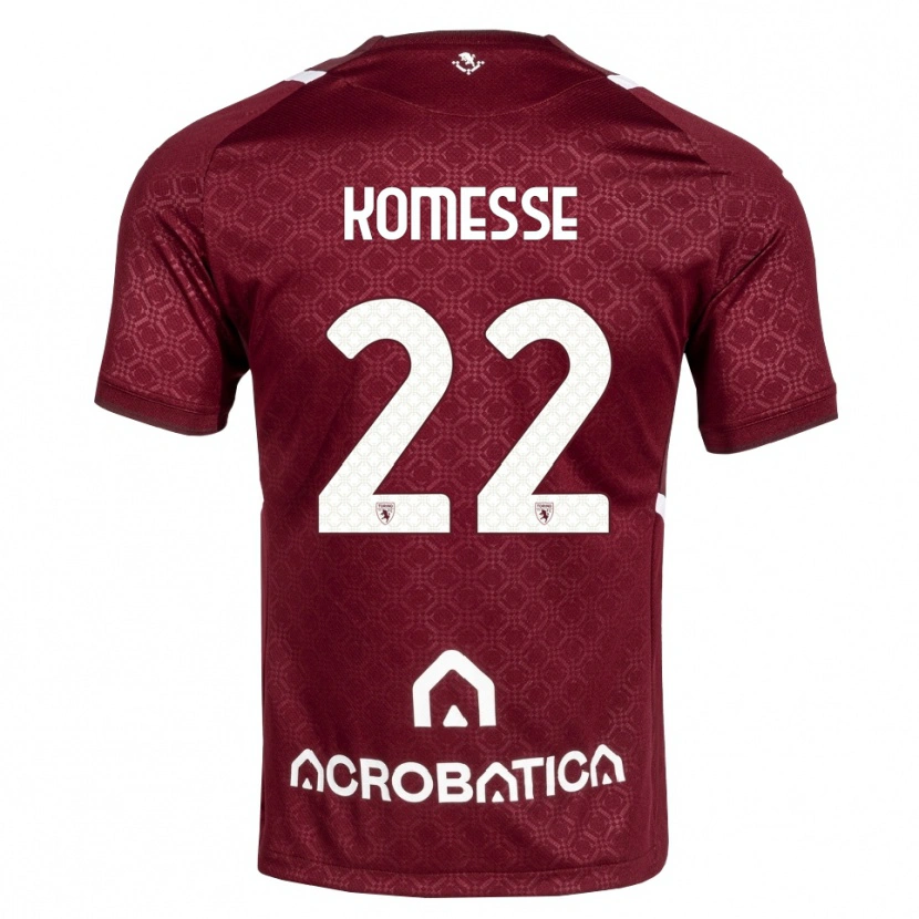 Danxen Men Josias Sabone Komesse #22 Burgundy White Home Jersey 2026/27 T-Shirt