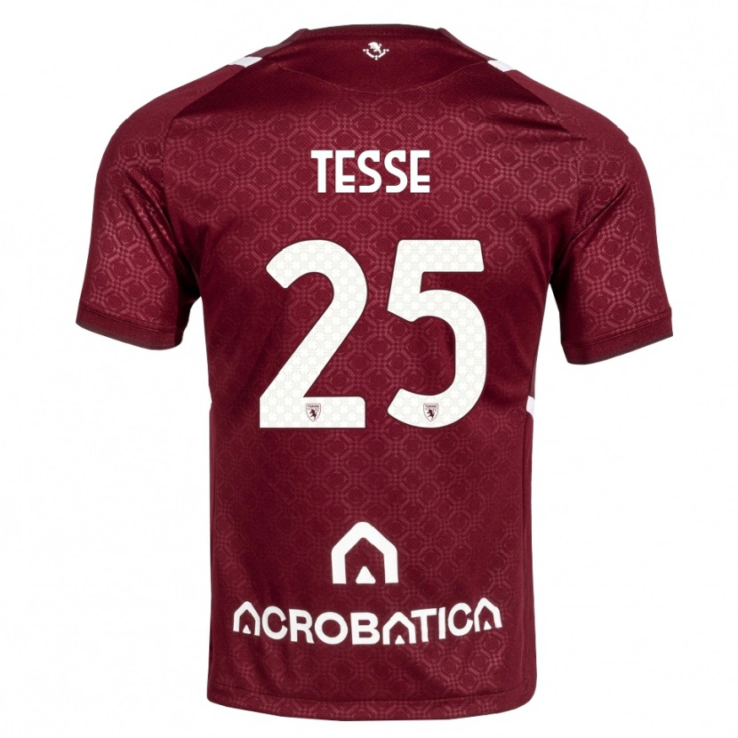 Danxen Men Manuela Tesse #25 Burgundy White Home Jersey 2026/27 T-Shirt