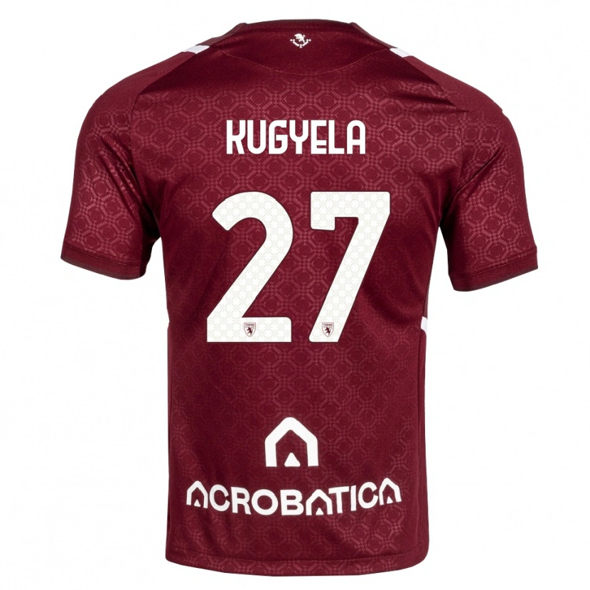 Danxen Men Zalán Kugyela #27 Burgundy White Home Jersey 2026/27 T-Shirt