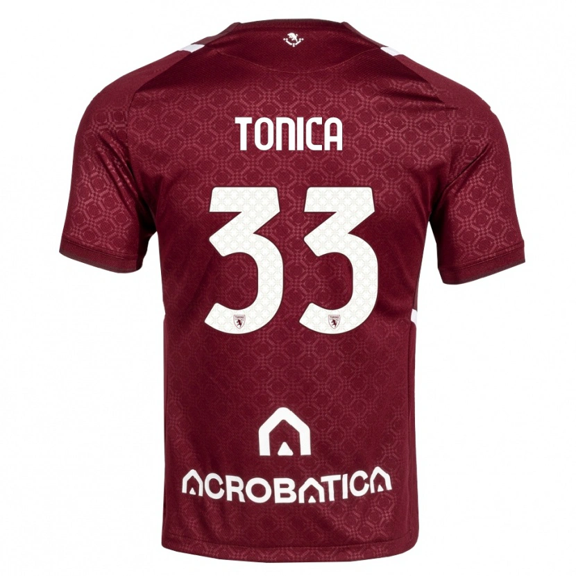 Danxen Men Daniel Tonica #33 Burgundy White Home Jersey 2026/27 T-Shirt