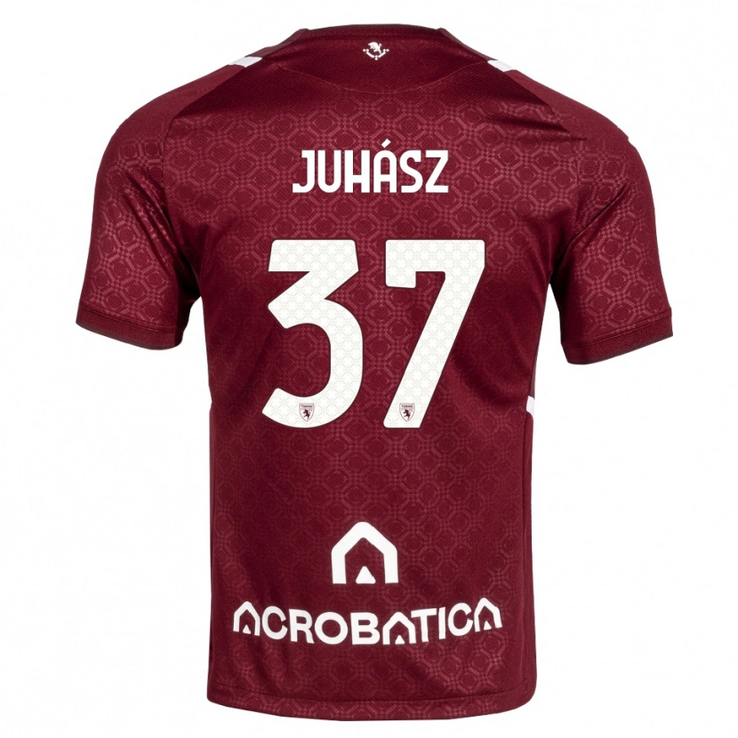 Danxen Men Martin Juhász #37 Burgundy White Home Jersey 2026/27 T-Shirt