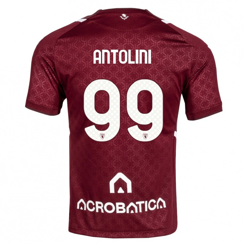 Danxen Men Jacopo Antolini #99 Burgundy White Home Jersey 2026/27 T-Shirt