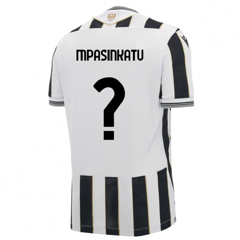 Danxen Men Nicolas Mpasinkatu #0 Black White Pink Home Jersey 2026/27 T-Shirt