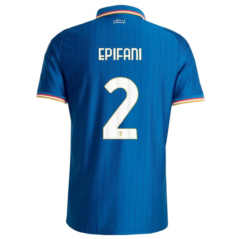 Danxen Men Lorenzo Epifani #2 Blue White Red Home Jersey 2026/27 T-Shirt