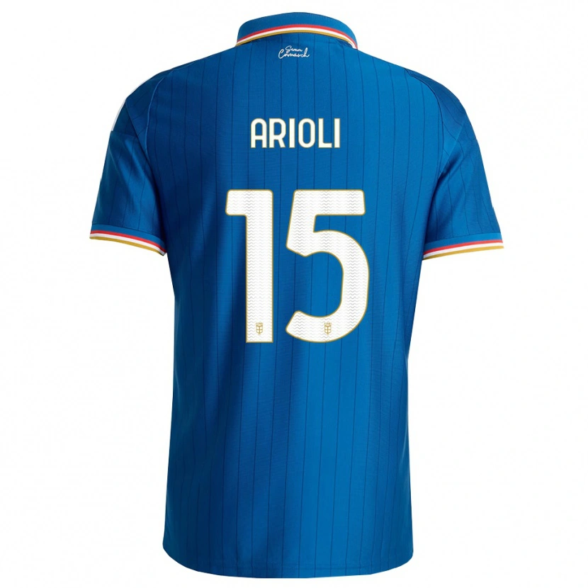 Danxen Men Mattia Arioli #15 Blue White Red Home Jersey 2026/27 T-Shirt