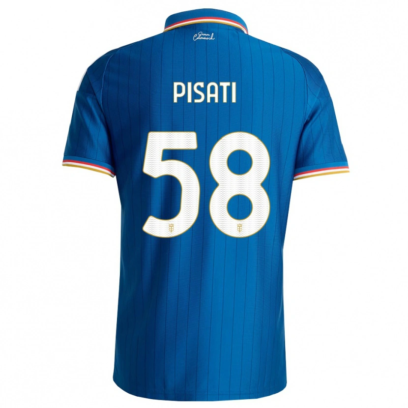 Danxen Men Samuele Pisati #58 Blue White Red Home Jersey 2026/27 T-Shirt