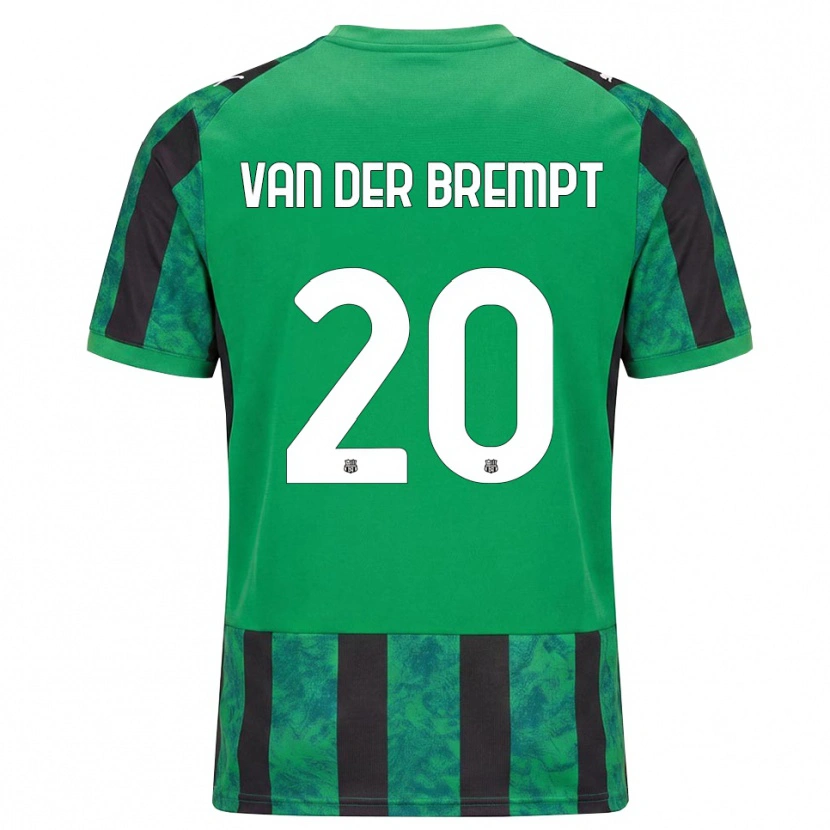 Danxen Men Ignace Van Der Brempt #20 Green Black White Home Jersey 2026/27 T-Shirt