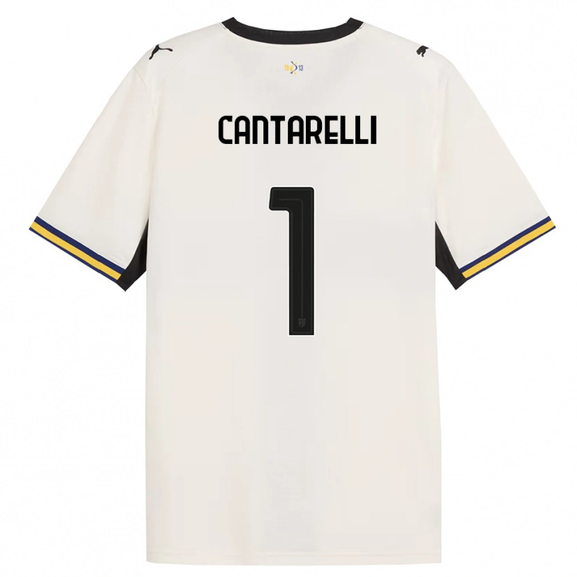 Danxen Men Elia Cantarelli #1 Off-White Black Yellow Home Jersey 2026/27 T-Shirt