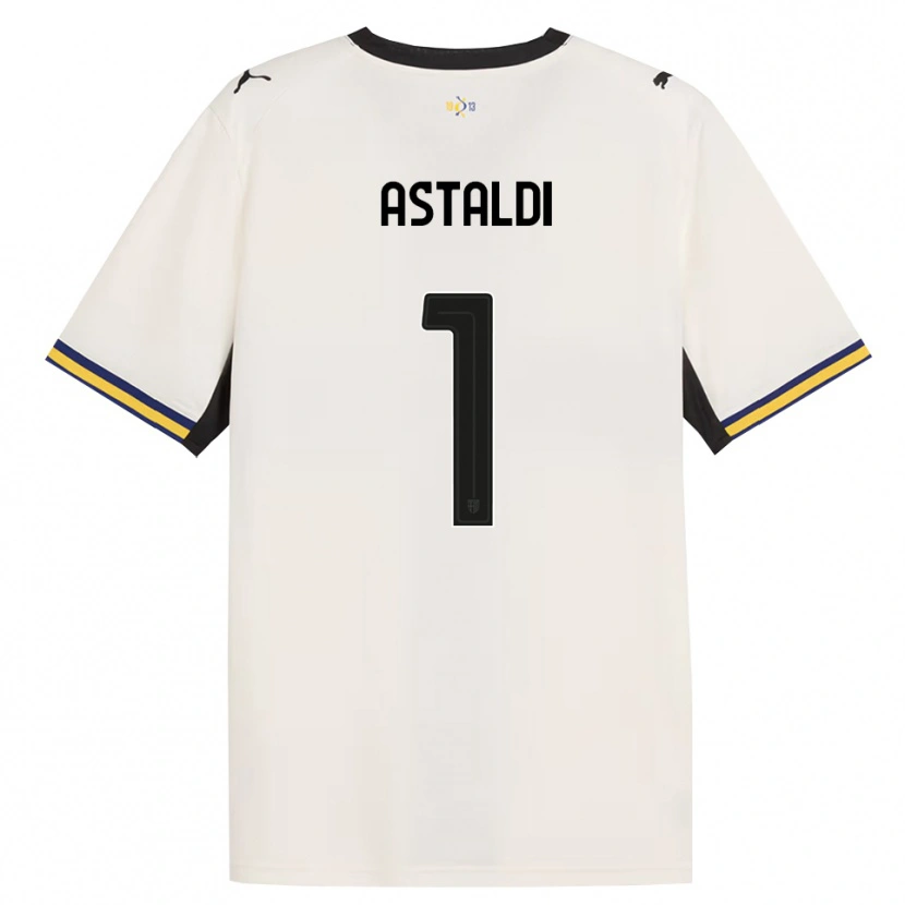 Danxen Men Gianluca Astaldi #1 Off-White Black Yellow Home Jersey 2026/27 T-Shirt
