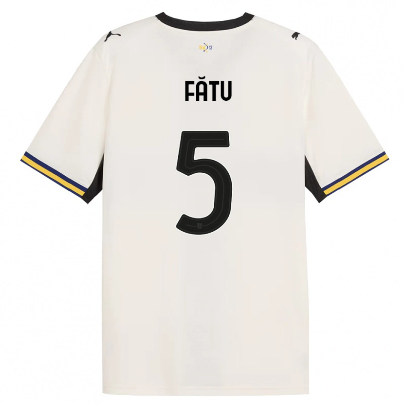 Danxen Men Rareș Fătu #5 Off-White Black Yellow Home Jersey 2026/27 T-Shirt