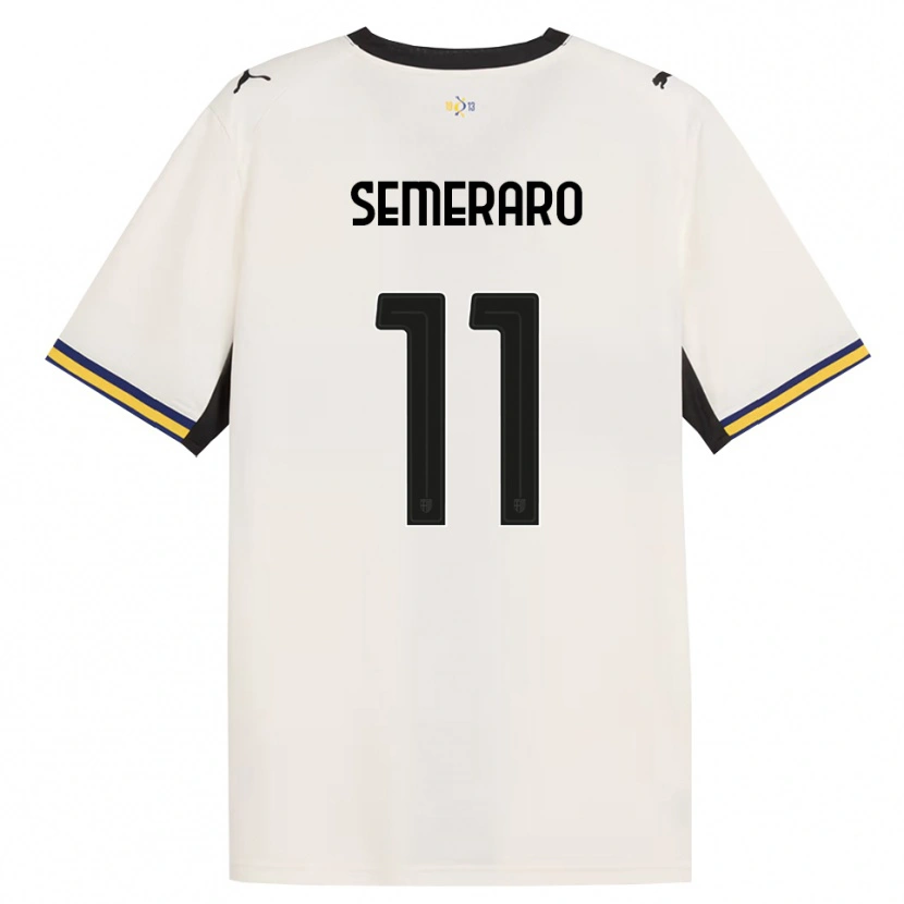 Danxen Men Riccardo Semeraro #11 Off-White Black Yellow Home Jersey 2026/27 T-Shirt