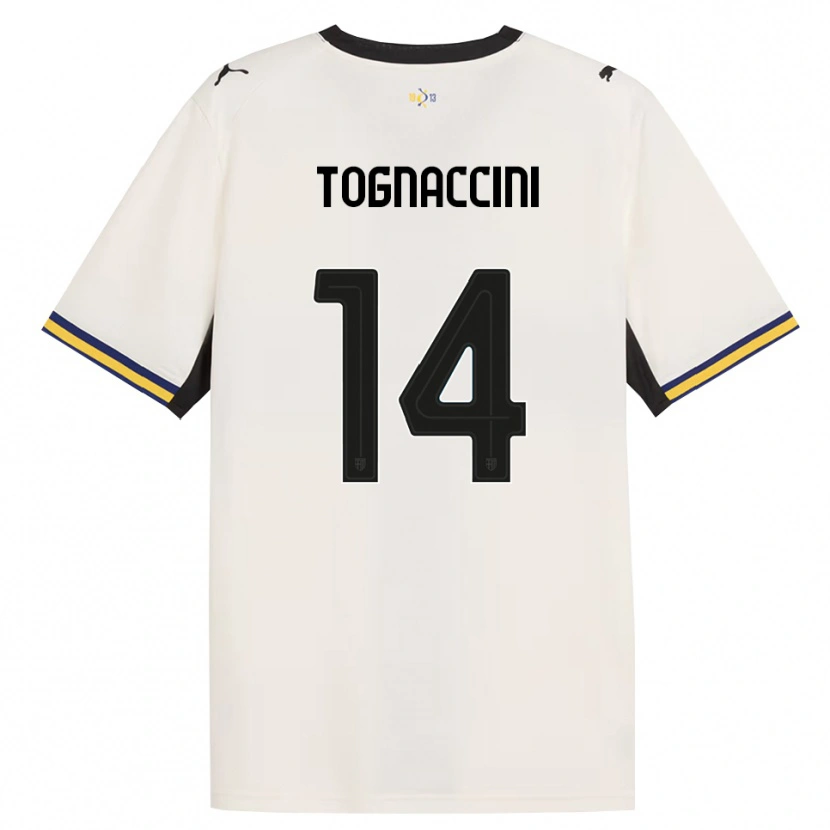 Danxen Men Vittorio Tognaccini #14 Off-White Black Yellow Home Jersey 2026/27 T-Shirt