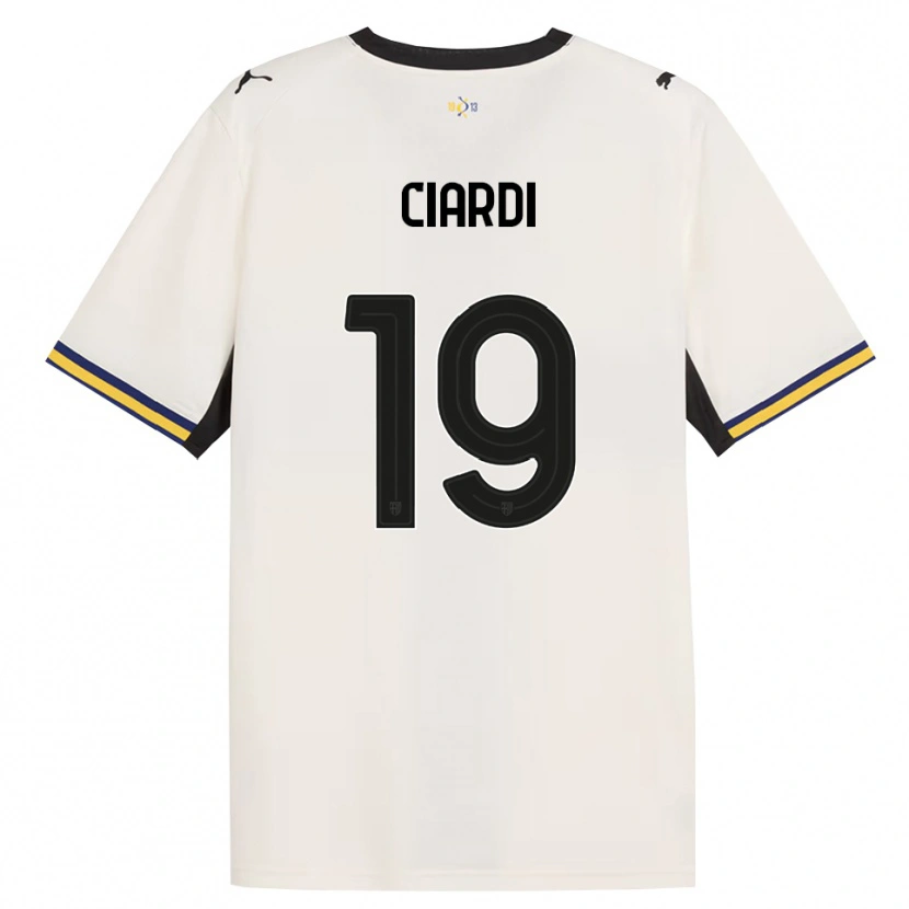 Danxen Men Alessandro Ciardi #19 Off-White Black Yellow Home Jersey 2026/27 T-Shirt
