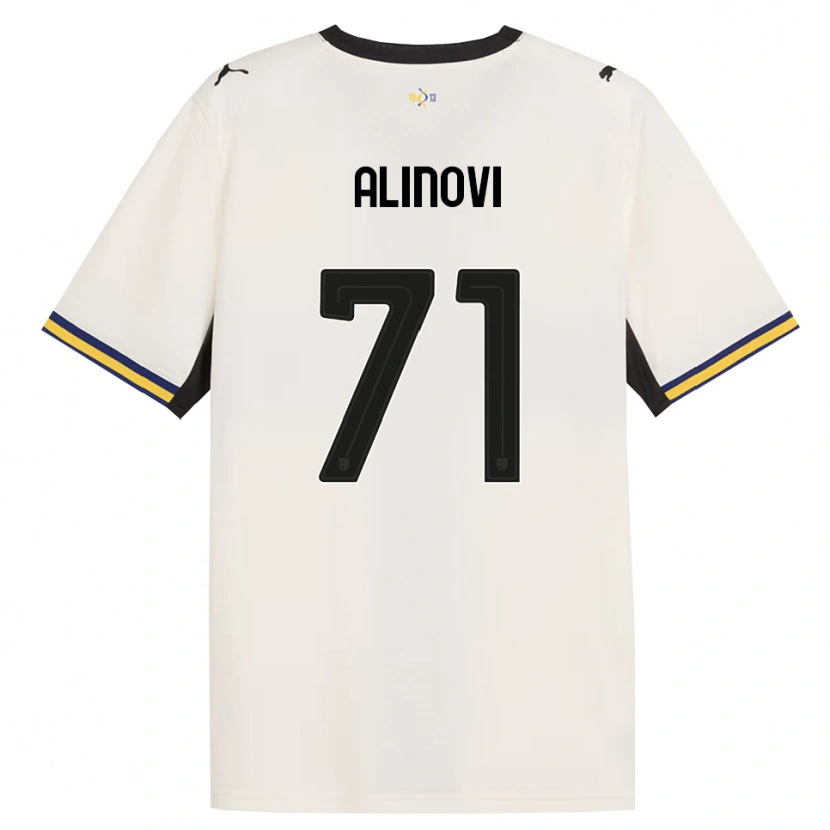 Danxen Men Filippo Alinovi #71 Off-White Black Yellow Home Jersey 2026/27 T-Shirt