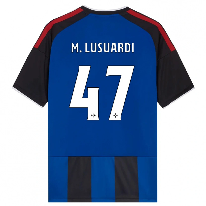Danxen Men Mateus Lusuardi #47 Black Red White Blue Home Jersey 2026/27 T-Shirt