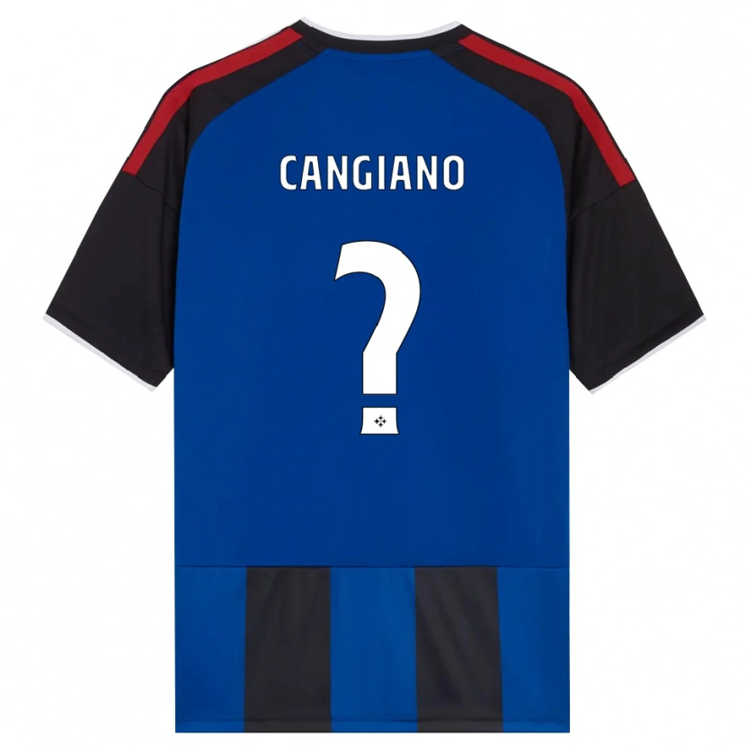 Danxen Men Cristian Cangiano #0 Black Red White Blue Home Jersey 2026/27 T-Shirt
