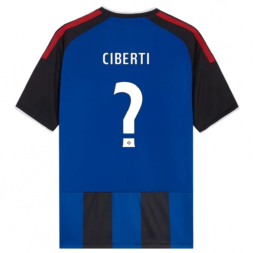Danxen Men Martino Ciberti #0 Black Red White Blue Home Jersey 2026/27 T-Shirt