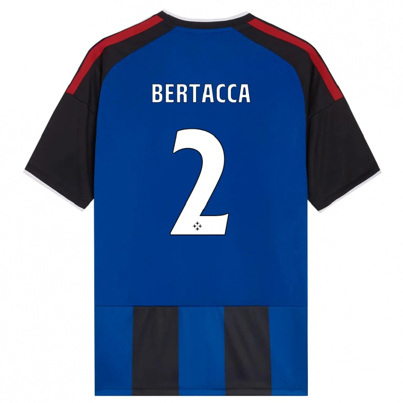 Danxen Men Samuele Bertacca #2 Black Red White Blue Home Jersey 2026/27 T-Shirt