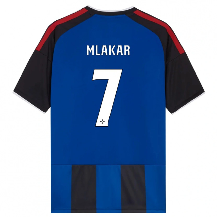 Danxen Men Jan Mlakar #7 Black Red White Blue Home Jersey 2026/27 T-Shirt