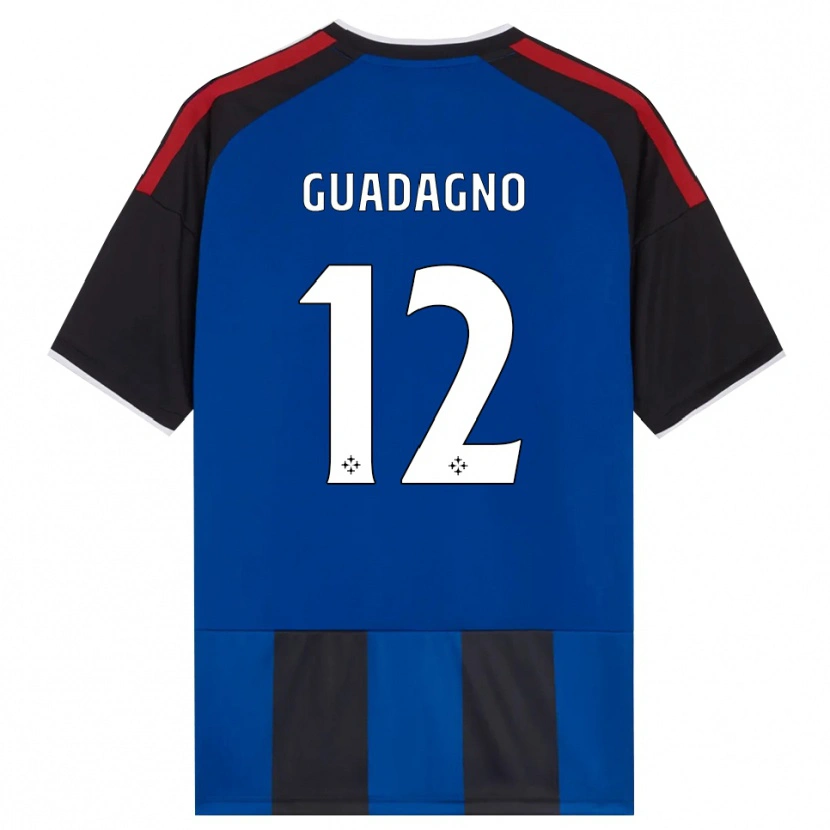 Danxen Men Johan Guadagno #12 Black Red White Blue Home Jersey 2026/27 T-Shirt