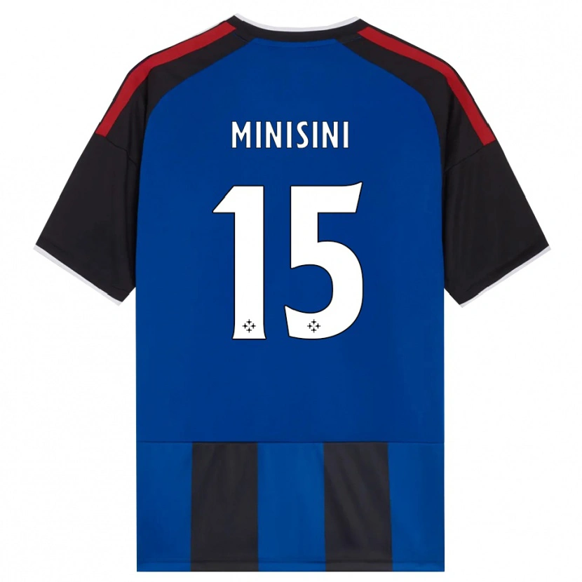 Danxen Men Niccolò Minisini #15 Black Red White Blue Home Jersey 2026/27 T-Shirt