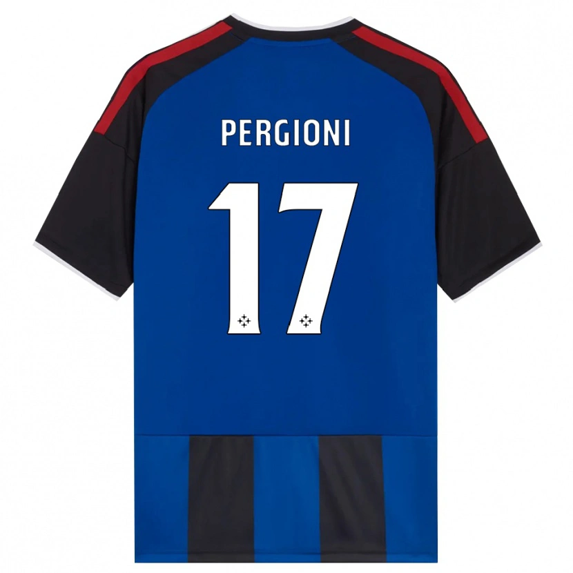 Danxen Men Kevin Pergioni #17 Black Red White Blue Home Jersey 2026/27 T-Shirt