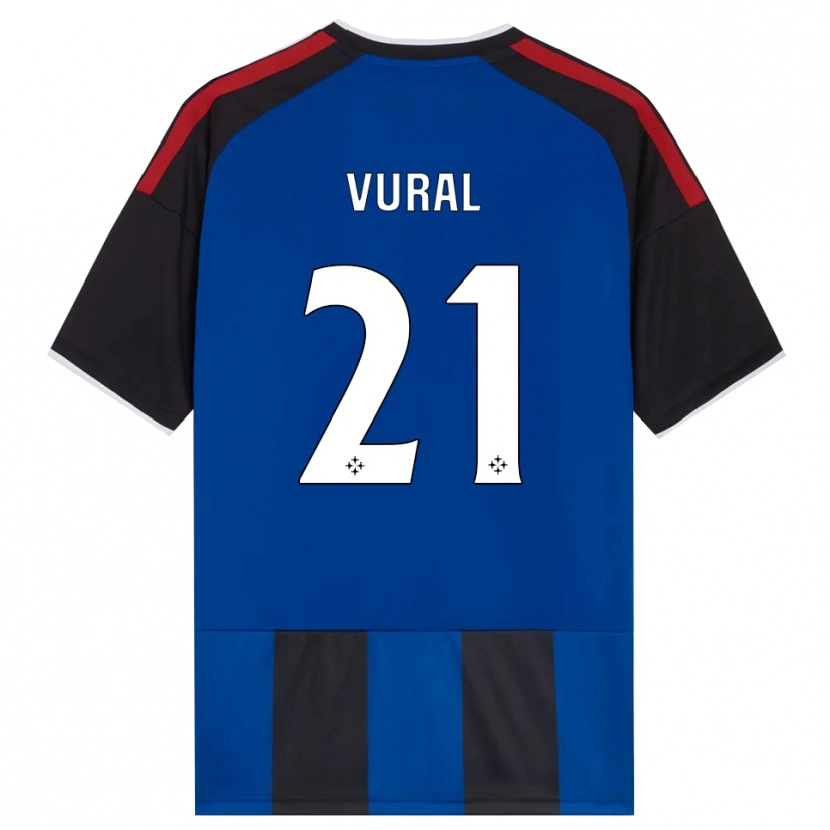 Danxen Men İsak Vural #21 Black Red White Blue Home Jersey 2026/27 T-Shirt