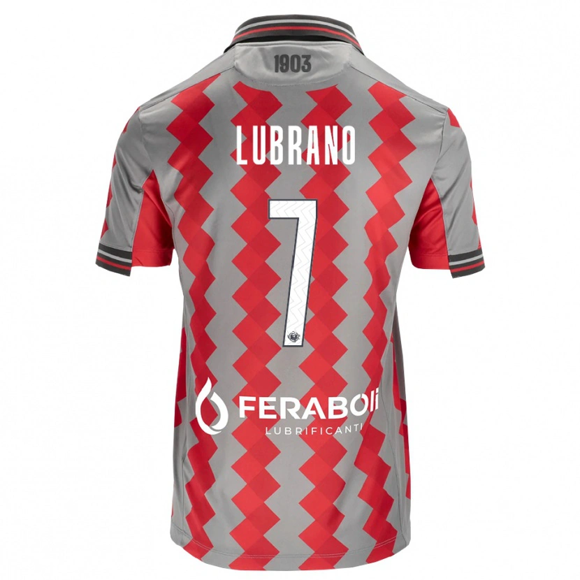 Danxen Men Antonio Lubrano #7 Grey Red White Home Jersey 2026/27 T-Shirt