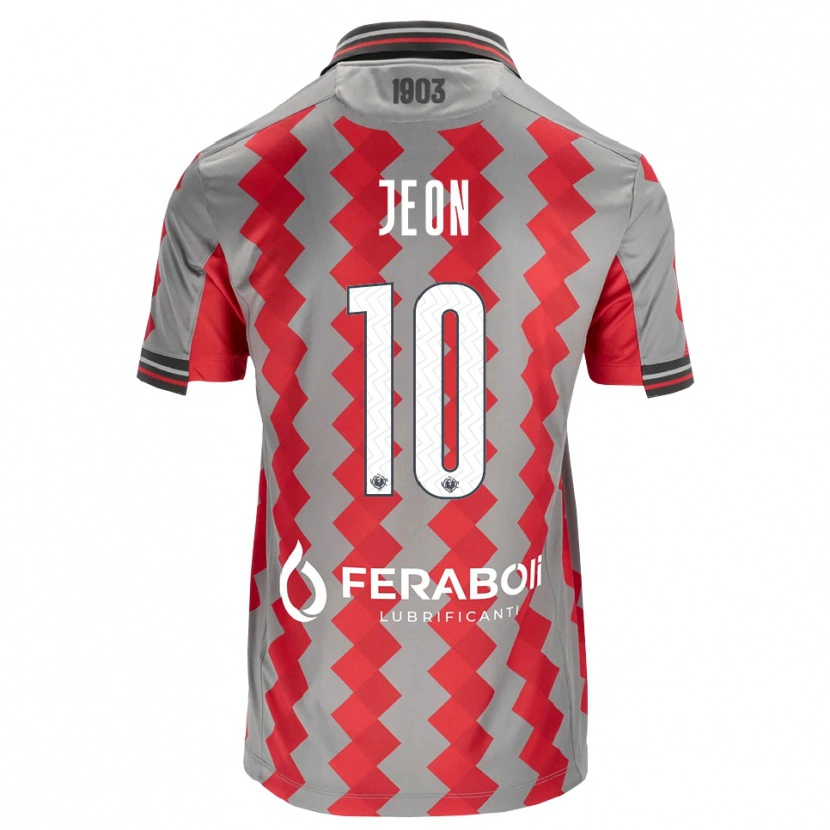 Danxen Men Joseph Jeon #10 Grey Red White Home Jersey 2026/27 T-Shirt