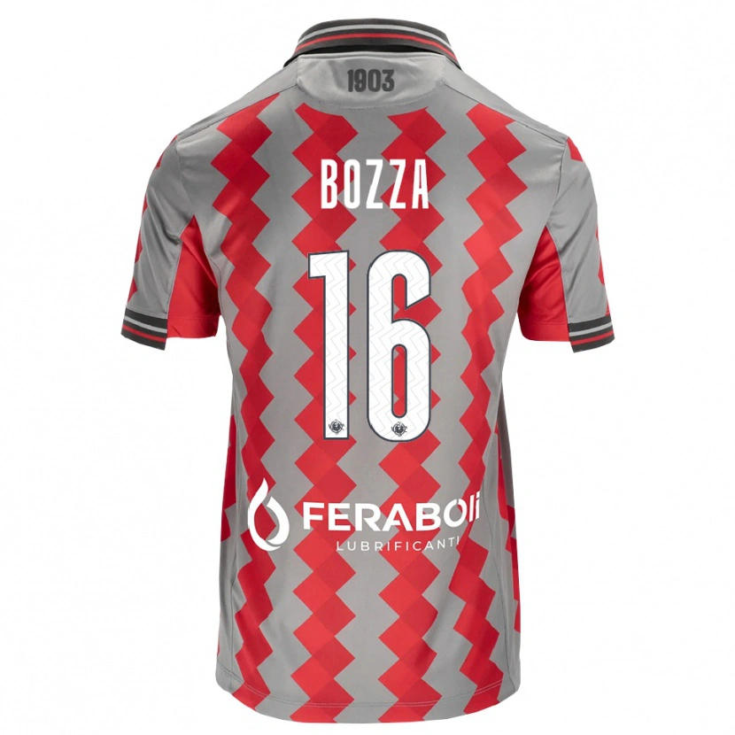 Danxen Men Mattia Bozza #16 Grey Red White Home Jersey 2026/27 T-Shirt