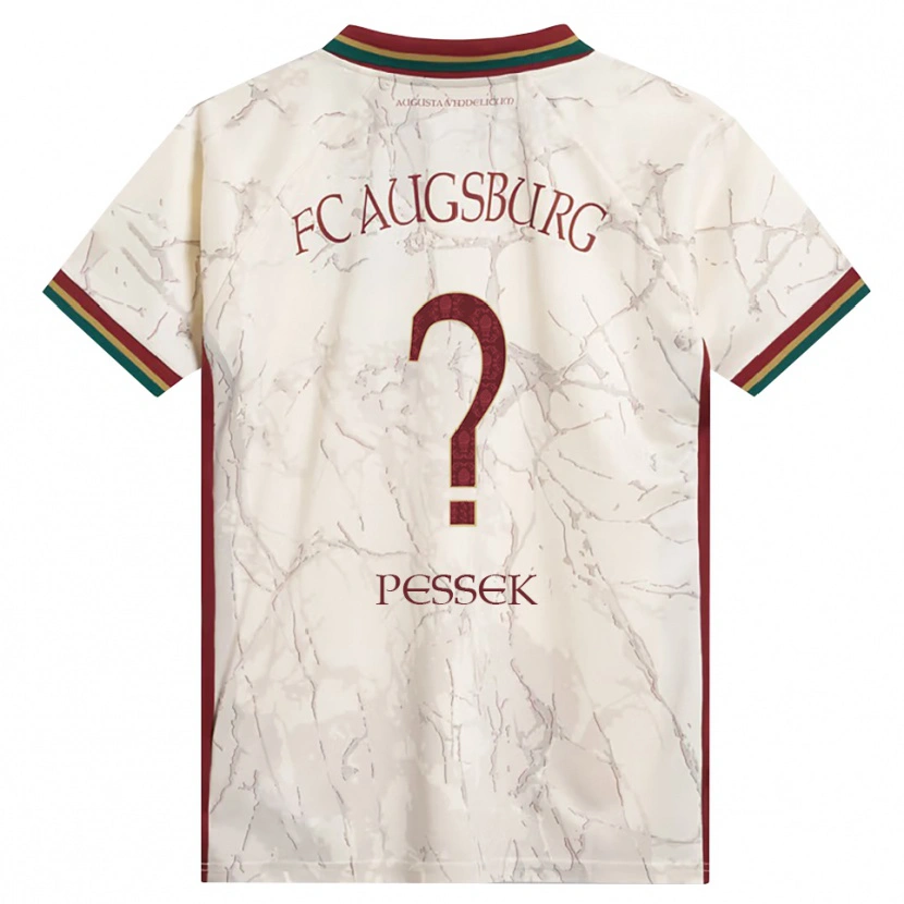 Danxen Men Luca Pessek #0 Green Rice White Burgundy Home Jersey 2026/27 T-Shirt