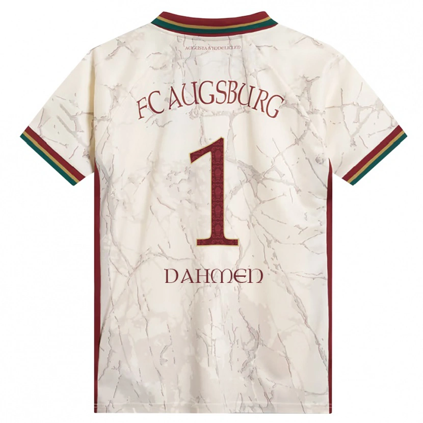 Danxen Men Finn Dahmen #1 Green Rice White Burgundy Home Jersey 2026/27 T-Shirt