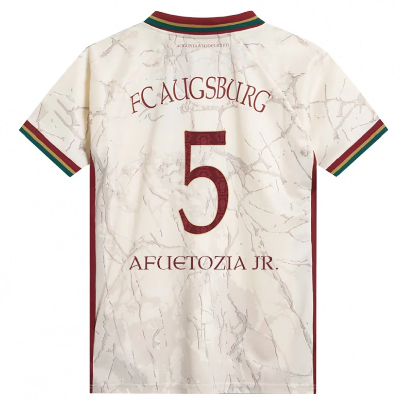 Danxen Men Junior Atemkeng #5 Green Rice White Burgundy Home Jersey 2026/27 T-Shirt