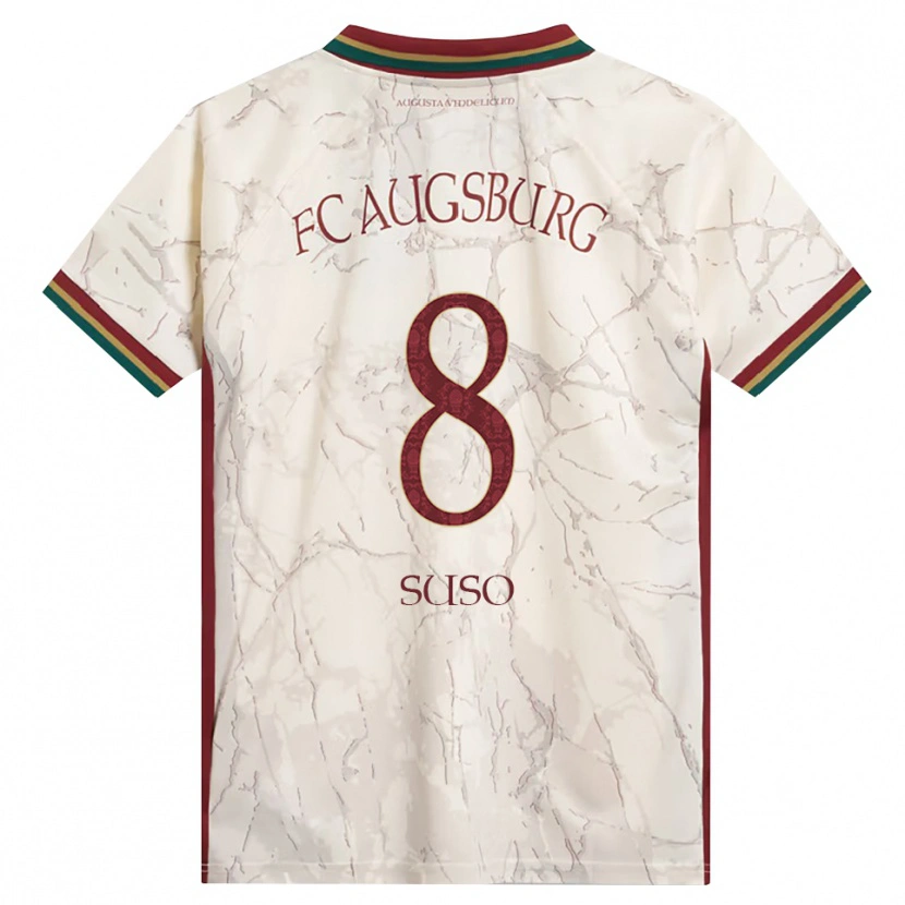 Danxen Men Sima Suso #8 Green Rice White Burgundy Home Jersey 2026/27 T-Shirt