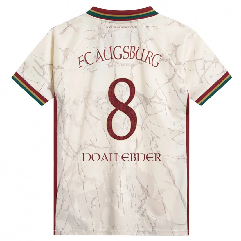 Danxen Men Noah Ebner #8 Green Rice White Burgundy Home Jersey 2026/27 T-Shirt