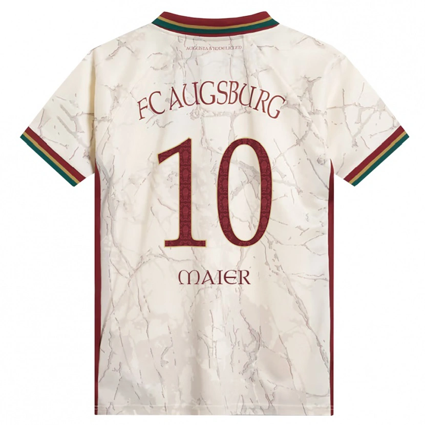 Danxen Men Arne Maier #10 Green Rice White Burgundy Home Jersey 2026/27 T-Shirt