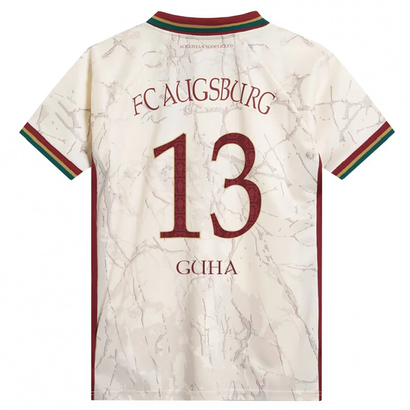 Danxen Men Felix Guha #13 Green Rice White Burgundy Home Jersey 2026/27 T-Shirt