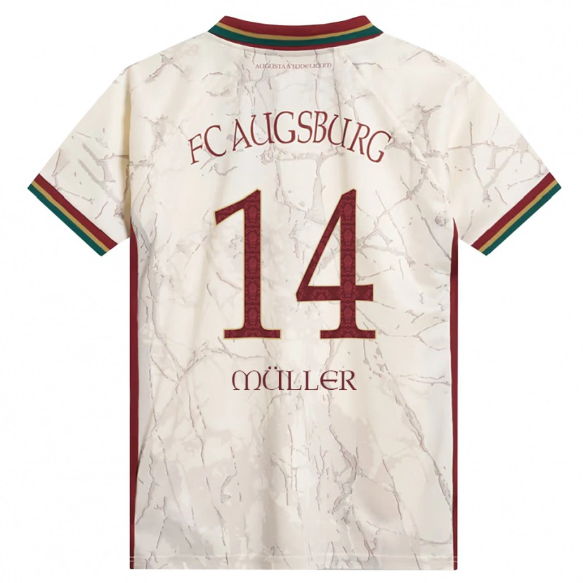 Danxen Men Mato Müller #14 Green Rice White Burgundy Home Jersey 2026/27 T-Shirt