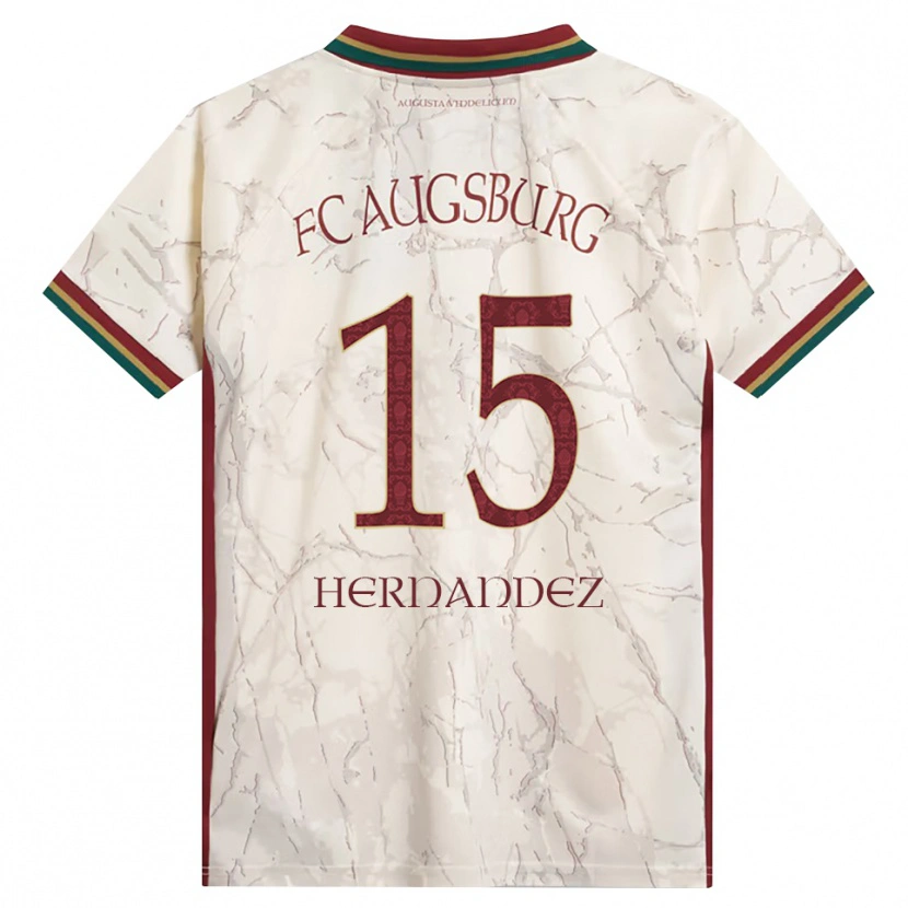 Danxen Men Saidu Hernandez #15 Green Rice White Burgundy Home Jersey 2026/27 T-Shirt