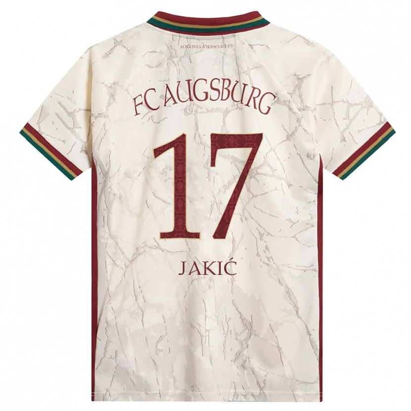 Danxen Men Kristijan Jakic #17 Green Rice White Burgundy Home Jersey 2026/27 T-Shirt