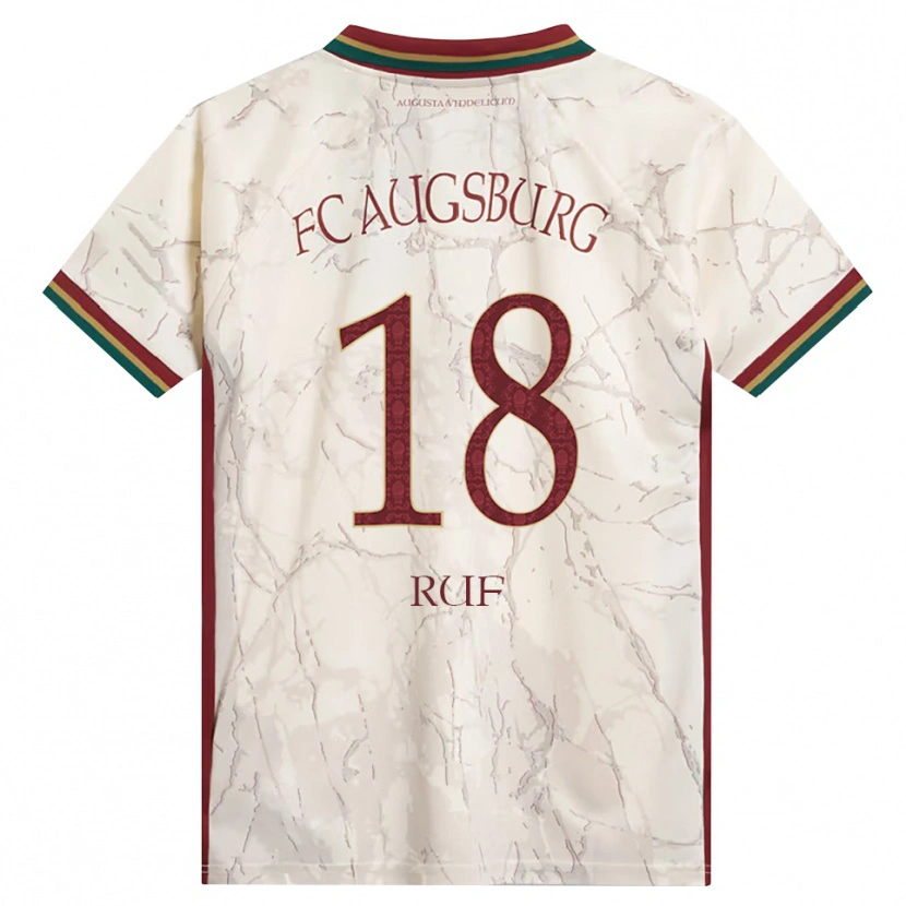 Danxen Men Jonas Ruf #18 Green Rice White Burgundy Home Jersey 2026/27 T-Shirt